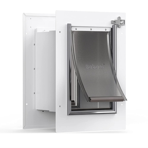 Baboni Pet DoorWall Steel Frame & Telescoping Tunnel Aluminum Lock ~ SMALL